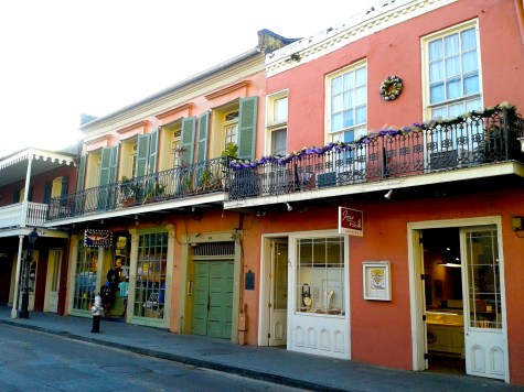 The French Quarter is full of nice buildings - all with their own charm. 